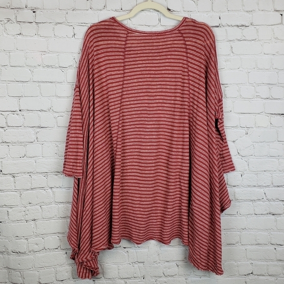 We The Free Free People Oversized Hi Low Hem T Shirt  XS/S - Picture 7 of 10